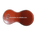 Men gender reel leather round coin pouch